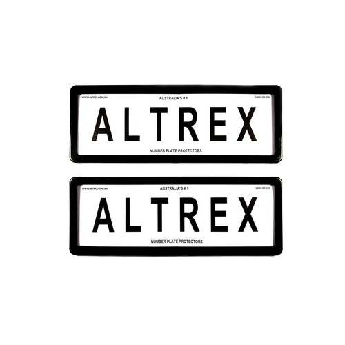 Altrex Number Plate Cover Standard 6 Figure - 6ST Car Interior Auto
