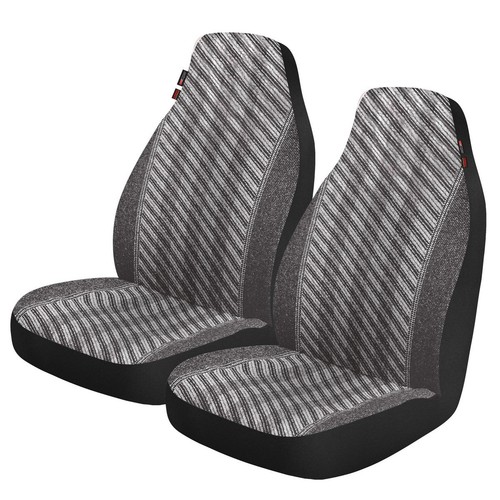Repco Front Car Seat Covers Polyester, Grey - Pair - RSCFTPRS60-GY-OLDR Auto