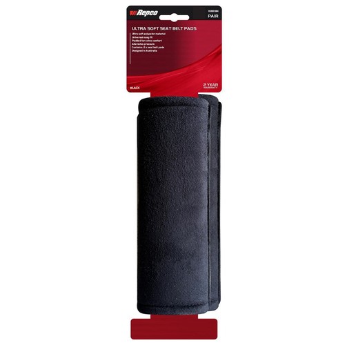 Repco Seat Belt Pad - Black Car Interior Brake Parts Auto Part