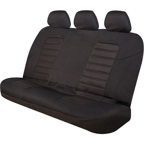 Repco Rear Car Seat Cover Polyester, Black - Single - RSCREAR-BK-PRKR Auto Part