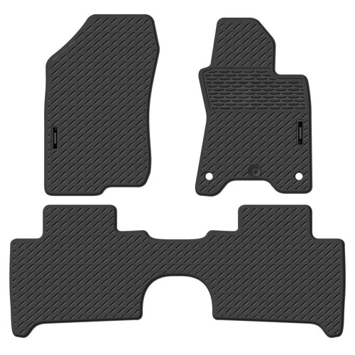 Sperling Precision Fit Front & Rear Floor Mat Set Black - MRBNS001-BLK2RW Auto
