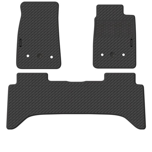 Sperling Precision Fit Front & Rear Floor Mat Set Black - MRBHL001-BLK2RW Auto