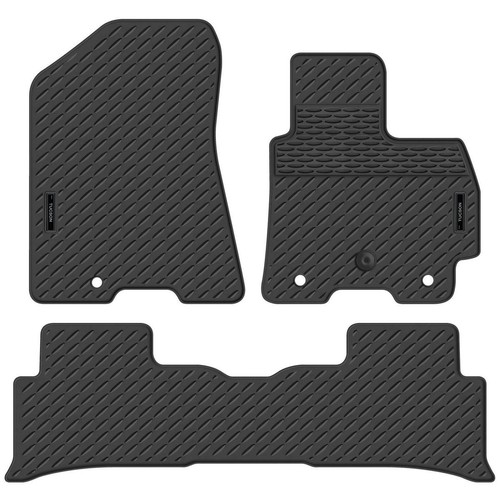 Sperling Precision Fit Front & Rear Floor Mat Set Black - MRBHY002-BLK2RW Auto