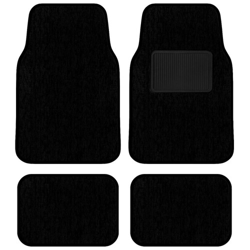 Repco PVC Fusion Floor Mats, Black - 4 Piece