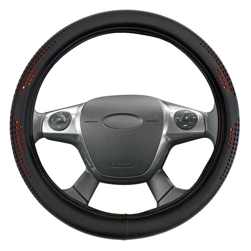 Repco Steering Wheel Cover Sport Perf Grip, Red Car Interior Auto Part