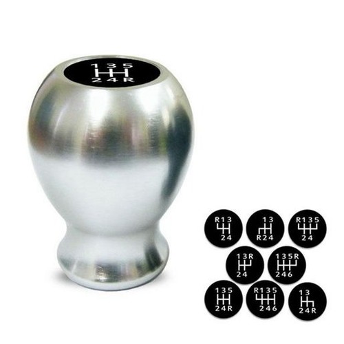Gear Knob Billet Dome Silver - GK-A033S Car Interior