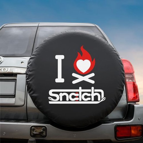 Snatch Spare Wheel Cover I Love - XLarge Car Interior