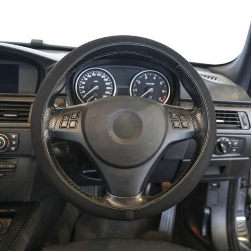 GearUp Steering Wheel Cover, Black Car Interior
