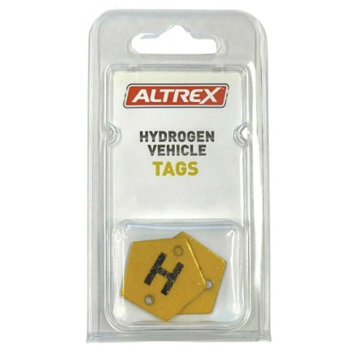 Altrex Hydrogen Vehicle Tags - Pair - HV2MS Car Interior