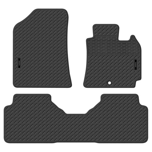 Sperling Precision Fit Front & Rear Floor Mat Set Black - MRBKI001-BLK2RW Auto