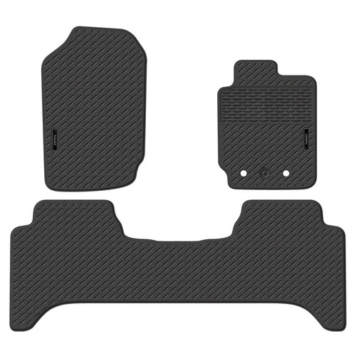 Sperling Precision Fit Front & Rear Floor Mat Set Black - MRBFD001-BLK2RW Auto