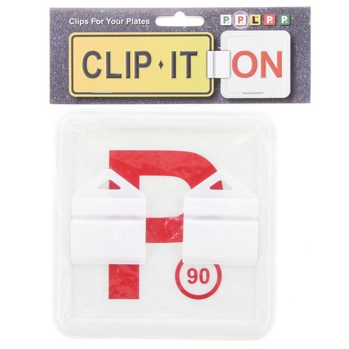 Clip It On P Plate & Clip Set 90 - Suits NSW - 2CRWP90 Car Interior Auto
