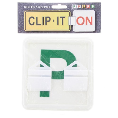 Clip it On P Plate & Clip Set - Suits QLD/ACT - 2CGWP Car Interior Auto