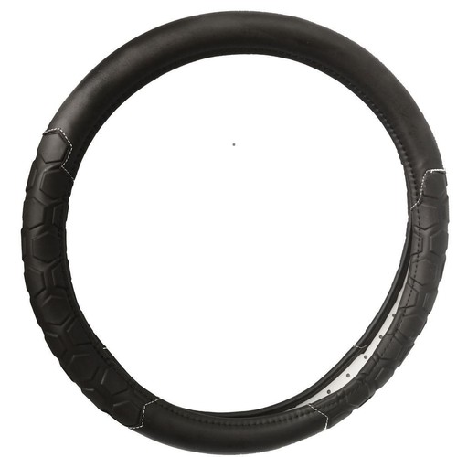 Repco Steering Wheel Cover Heavy Duty, Black Car Interior Auto Part