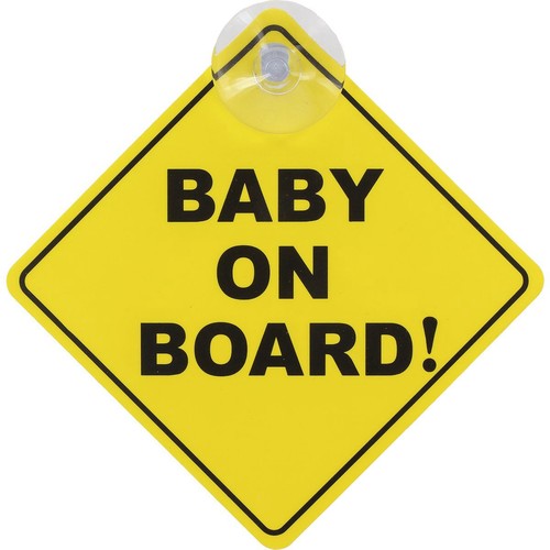 Journey Mate Baby on Board Sign Car Interior Auto