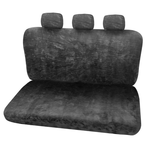 Repco Rear Car Seat Cover Mink Acrylic, Charcoal Car Interior Auto Part