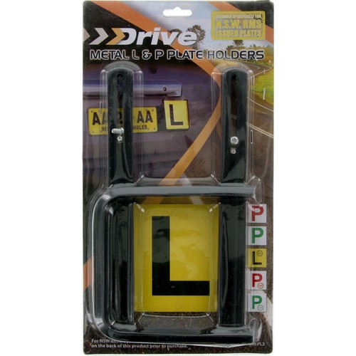 L & P Plate Holder - Suits Nsw Plates Pair - HOLPL2 Car Interior Auto