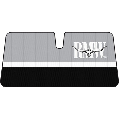 R.M. Williams Black Stripe Car Front Sun Shade - WSRM23-BG Car Interior Auto