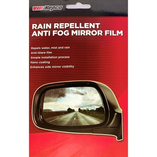 Repco Rain Repellent Anti Fog Mirror Film - 150x100mm Car Interior Auto Part