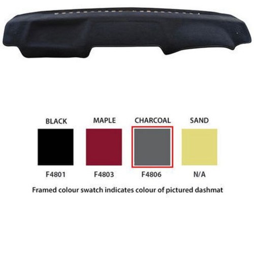 Sunland Dash Mat, Charcoal - F4806 Car Interior Auto