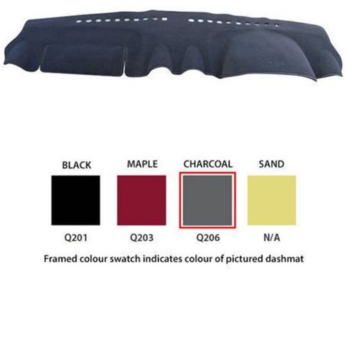 Sunland Dash Mat, Charcoal - Q206 Car Interior