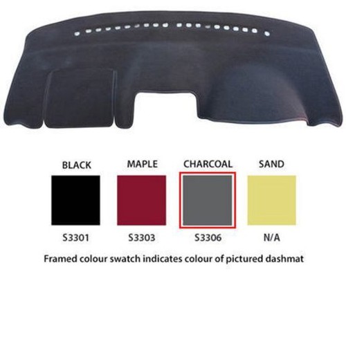 Sunland Dash Mat, Charcoal - S3306 Car Interior