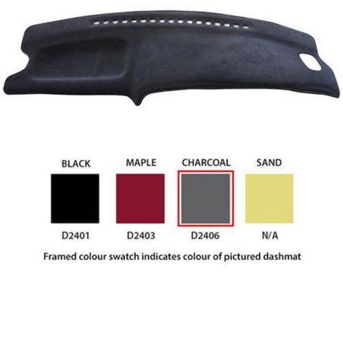 Sunland Dash Mat, Charcoal - D2406 Car Interior