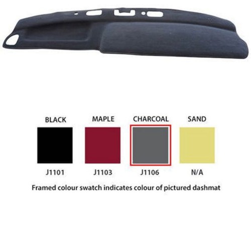 Sunland Dash Mat, Charcoal - J1106 Car Interior