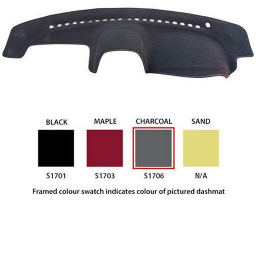 Sunland Dash Mat, Charcoal - S1706 Car Interior