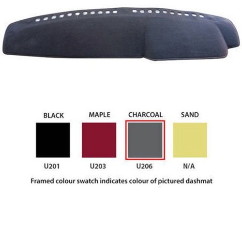 Sunland Dash Mat, Charcoal - U206 Car Interior
