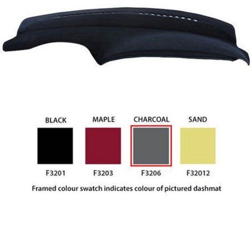 Sunland Dash Mat, Charcoal - F3206 Car Interior