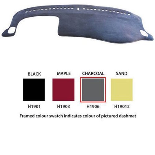 Sunland Dash Mat, Charcoal - H1906 Car Interior