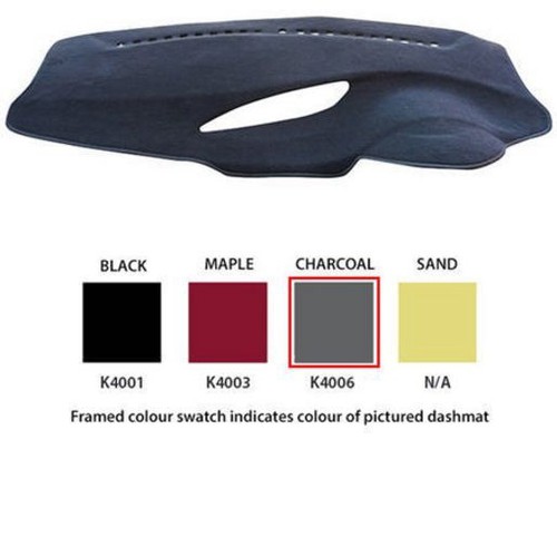 Sunland Dash Mat, Charcoal - K4006 Car Interior