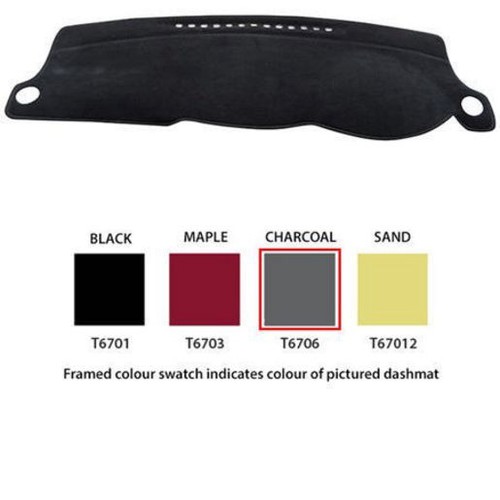 Sunland Dash Mat, Charcoal - T6706 Car Interior