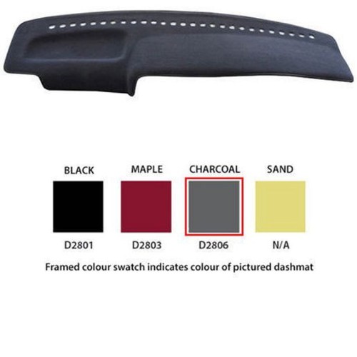 Sunland Dash Mat, Charcoal - D2806 Car Interior