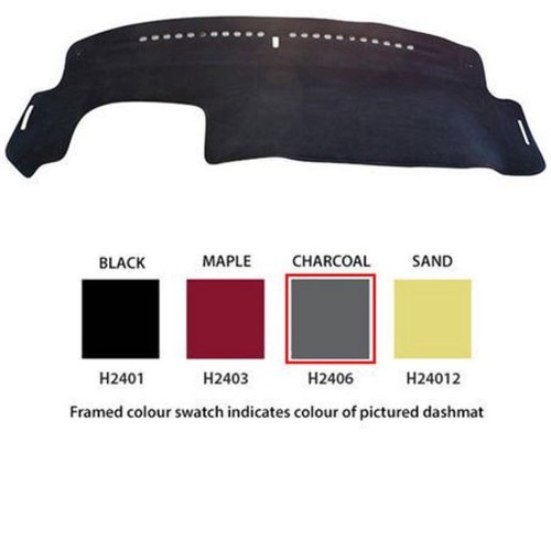 Sunland Dash Mat, Black - H2401 Car Interior