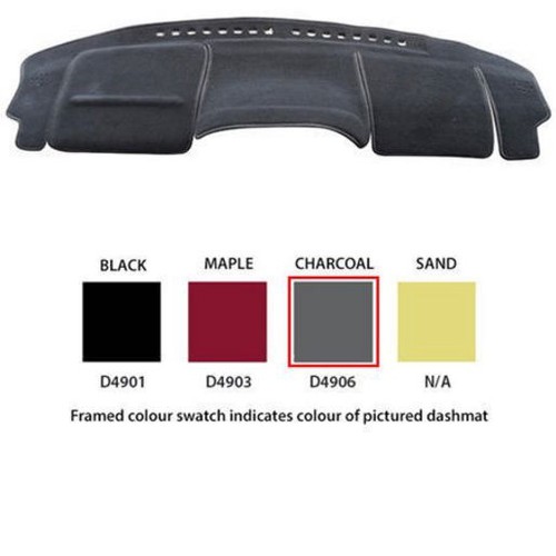 Sunland Dash Mat, Charcoal - D4906 Car Interior
