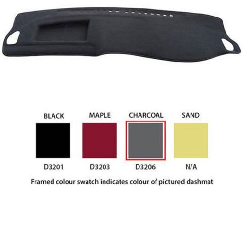 Sunland Dash Mat, Charcoal - D3206 Car Interior