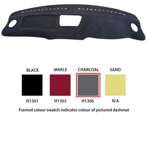 Sunland Dash Mat, Charcoal - H1306 Car Interior