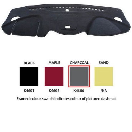 Sunland Dash Mat, Charcoal - K4606 Car Interior