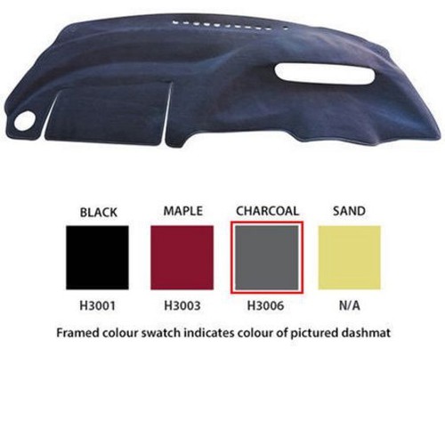 Sunland Dash Mat, Charcoal - H3006 Car Interior