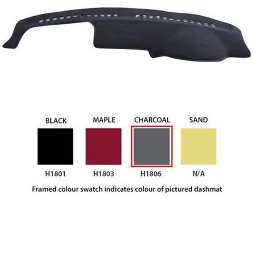 Sunland Dash Mat, Charcoal - H1806 Car Interior