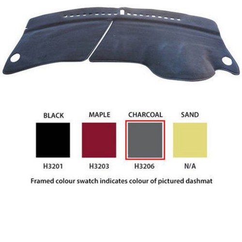 Sunland Dash Mat, Charcoal - H3206 Car Interior