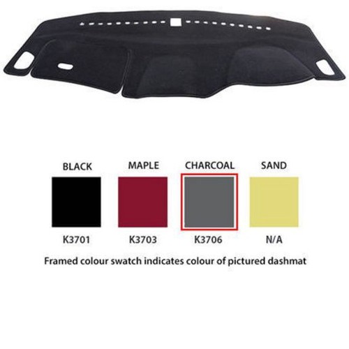 Sunland Dash Mat, Charcoal - K3706 Car Interior