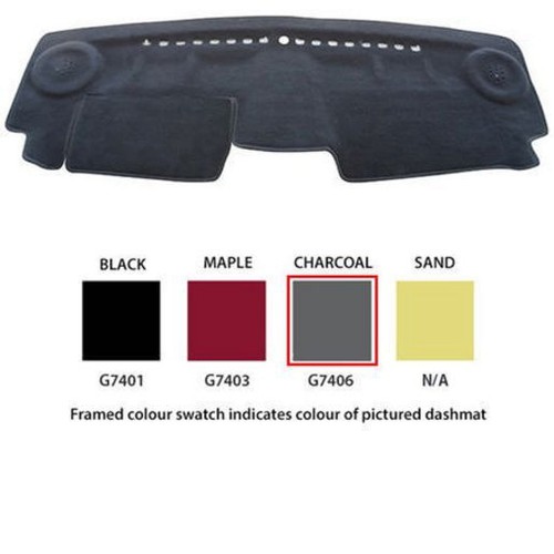 Sunland Dash Mat, Charcoal - G7406 Car Interior