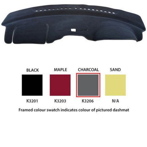 Sunland Dash Mat, Charcoal - K3206 Car Interior