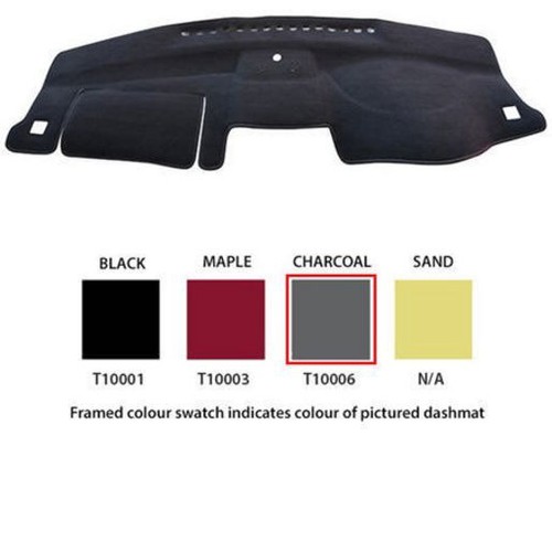 Sunland Dash Mat, Charcoal - T10006 Car Interior