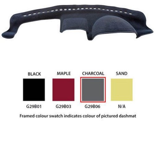 Sunland Dash Mat, Charcoal - G29B06 Car Interior