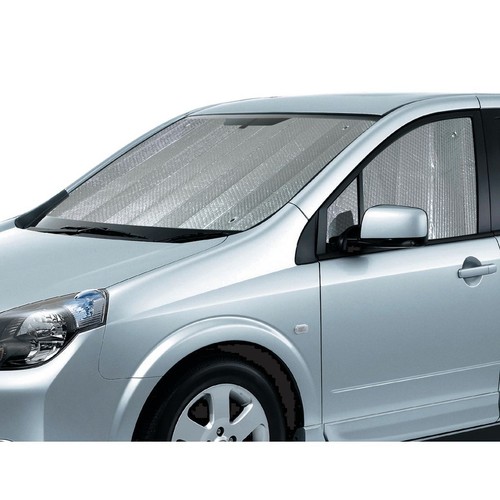 Sunland Front Sun Shade with Side Panels, Silver - MR03SL Car Interior