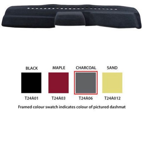 Sunland Dash Mat, Charcoal - T24A06 Car Interior